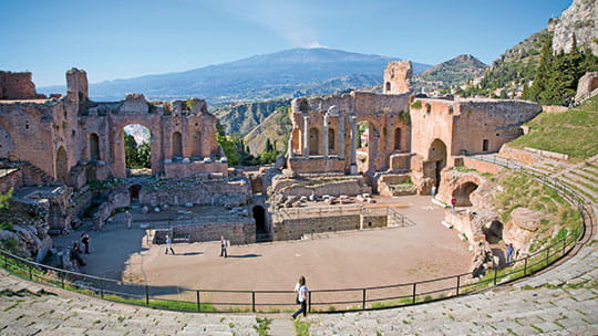 The Greek Theatre at Taormina, Sicily